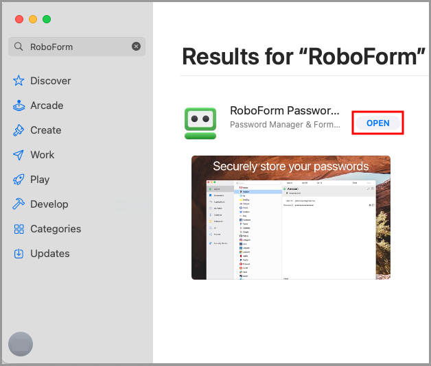 roboform extension safari