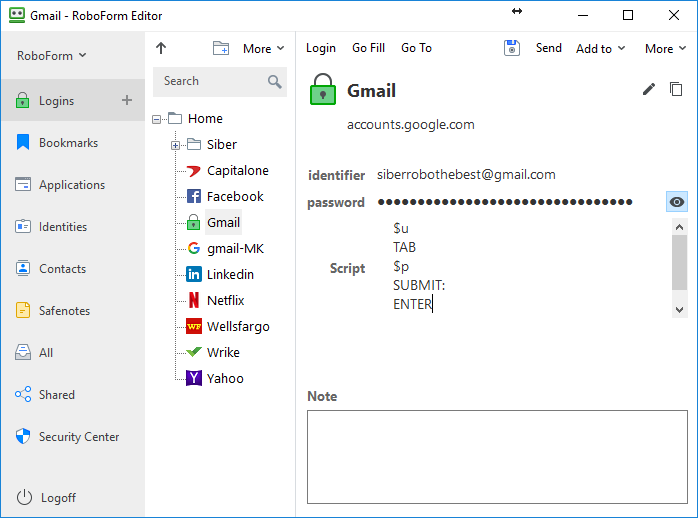 roboform for mac gmail