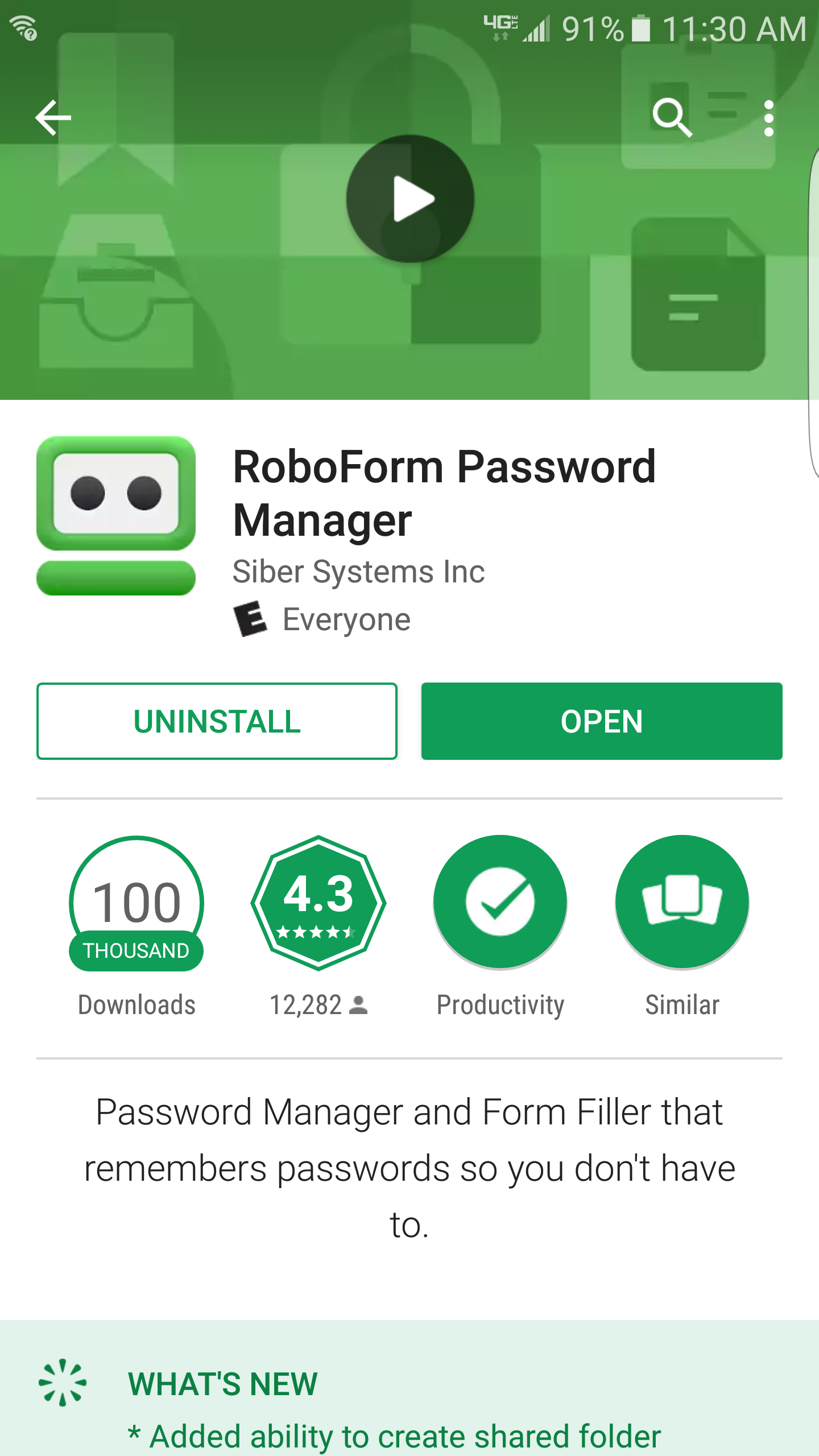 roboform login not working