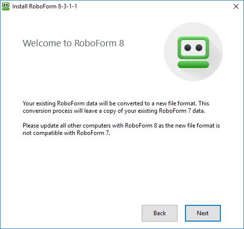 Export roboform data to another computer windows 7