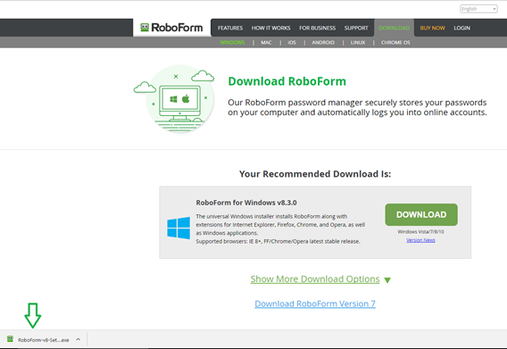 download roboform windows 11
