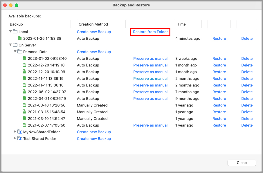 How can I Restore my data from a backup? – RoboForm Help Center