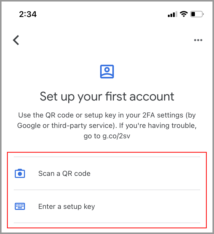 how to set up two factor authentication with google authenticator