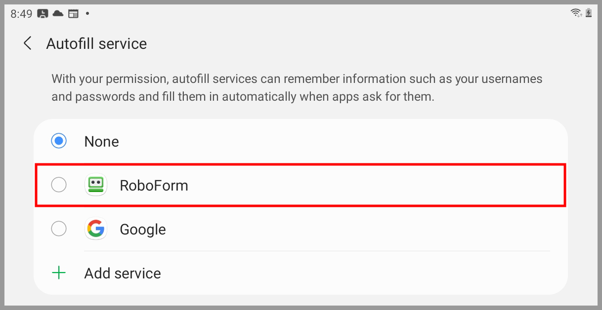 Auto-fill Logins on Android