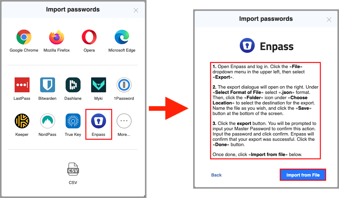 How To Import From Enpass Roboform Help Center 7707