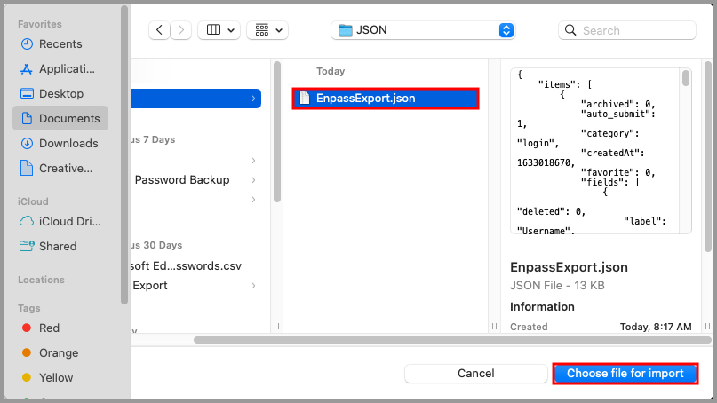 How To Import From Enpass Roboform Help Center 1432