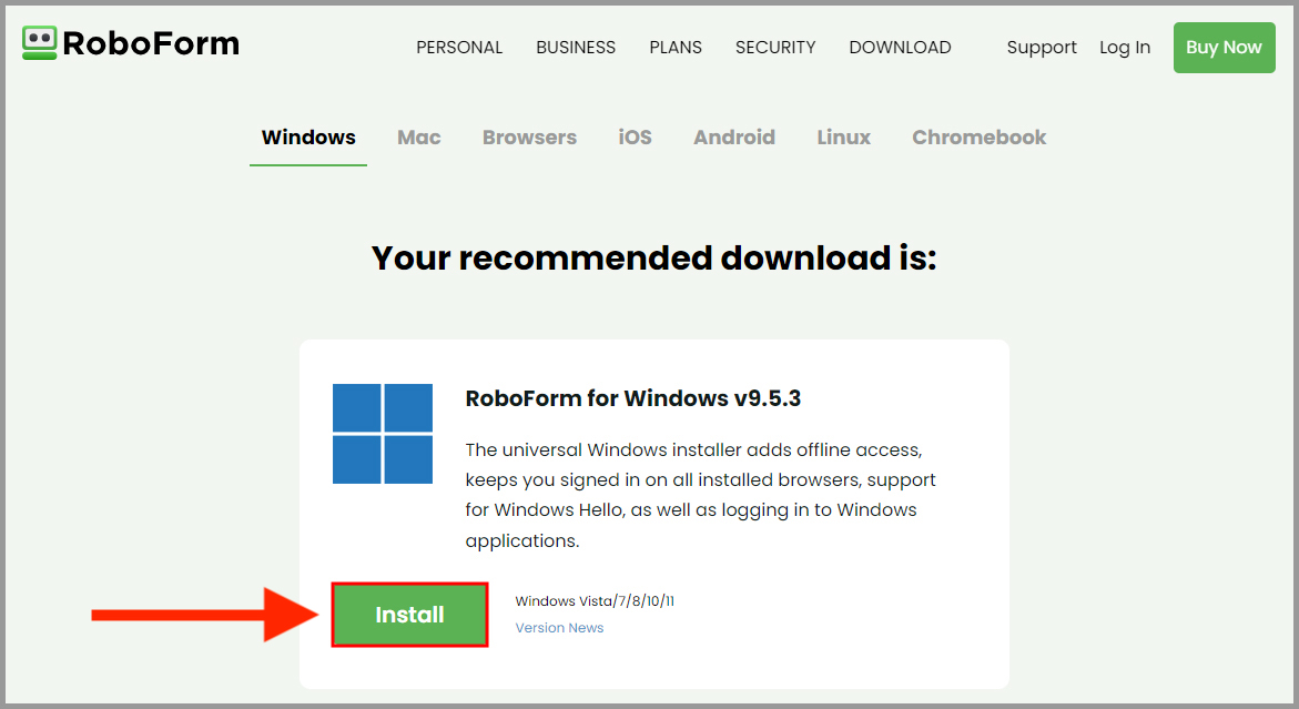 RoboForm (Windows): Installation and setup – RoboForm Help Center