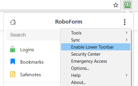 roboform edge integration