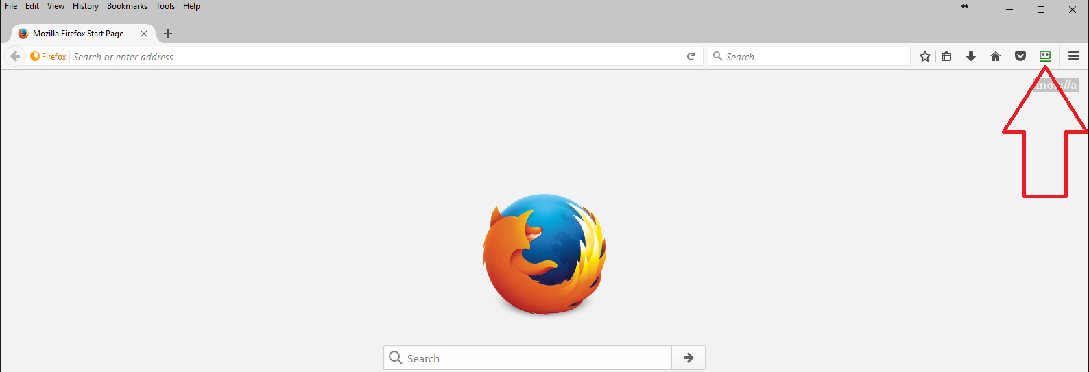 move roboform toolbar to top in firefox