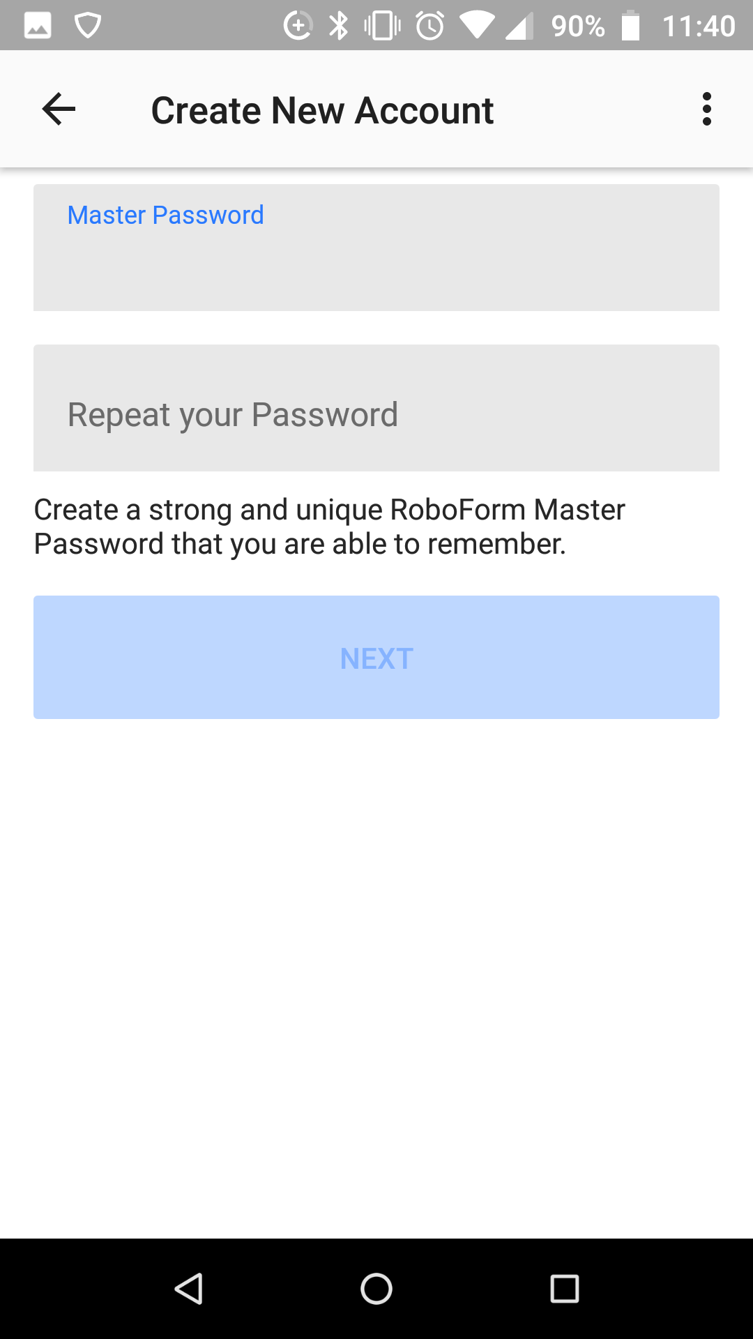 roboform manually create login