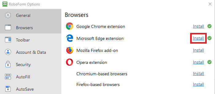 roboform edge browser