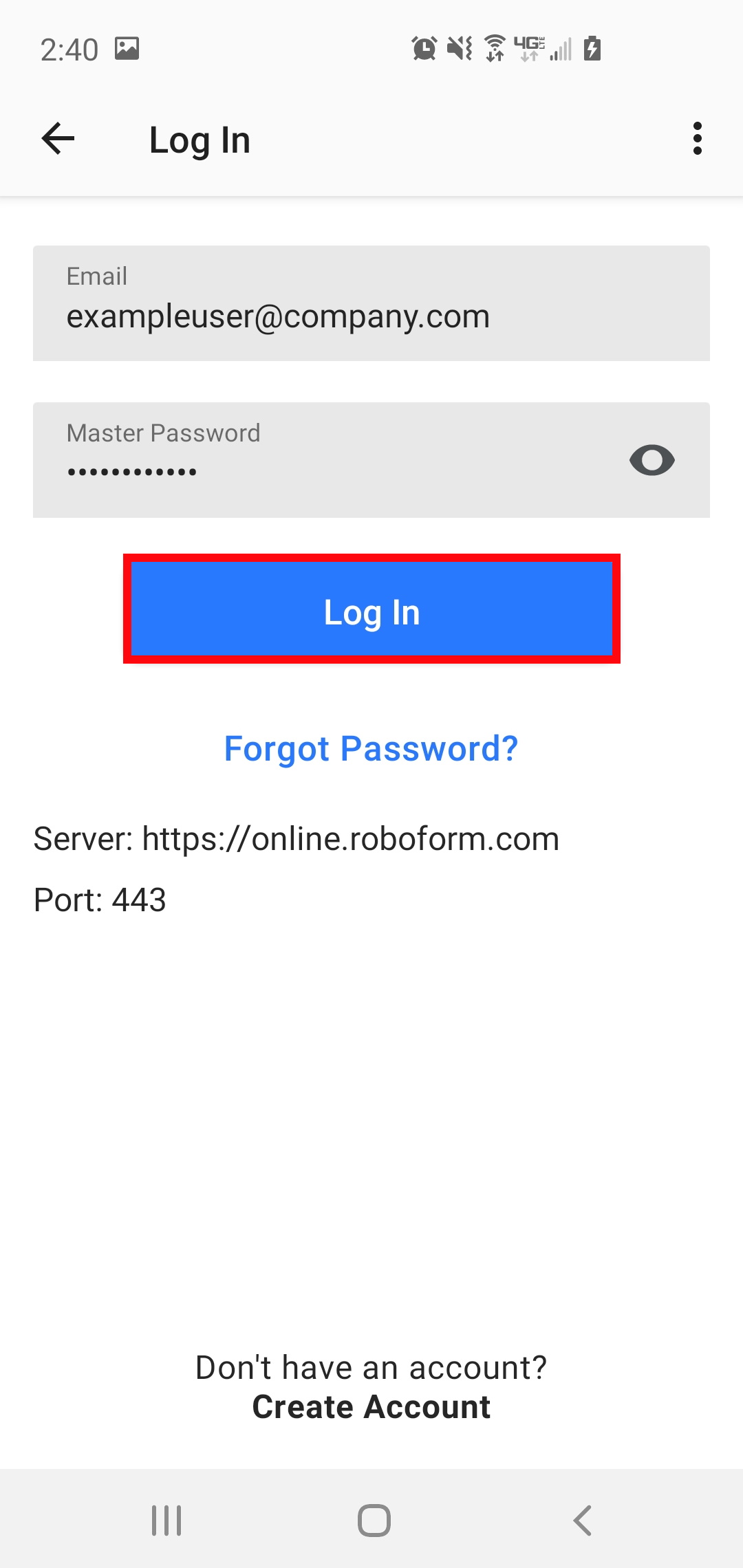 roboform login