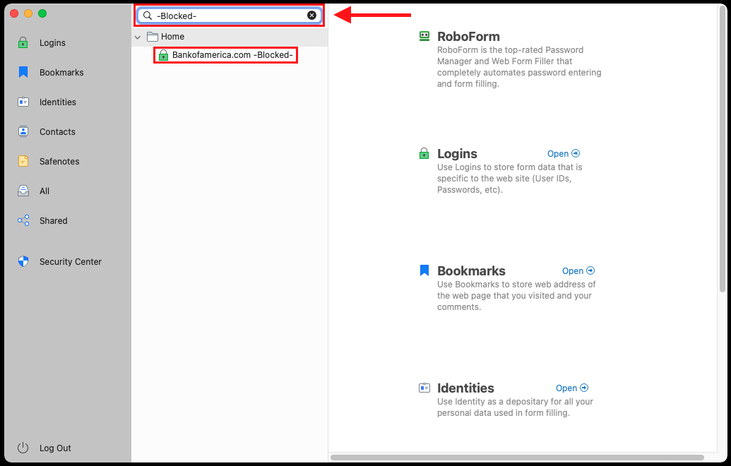 roboform log in