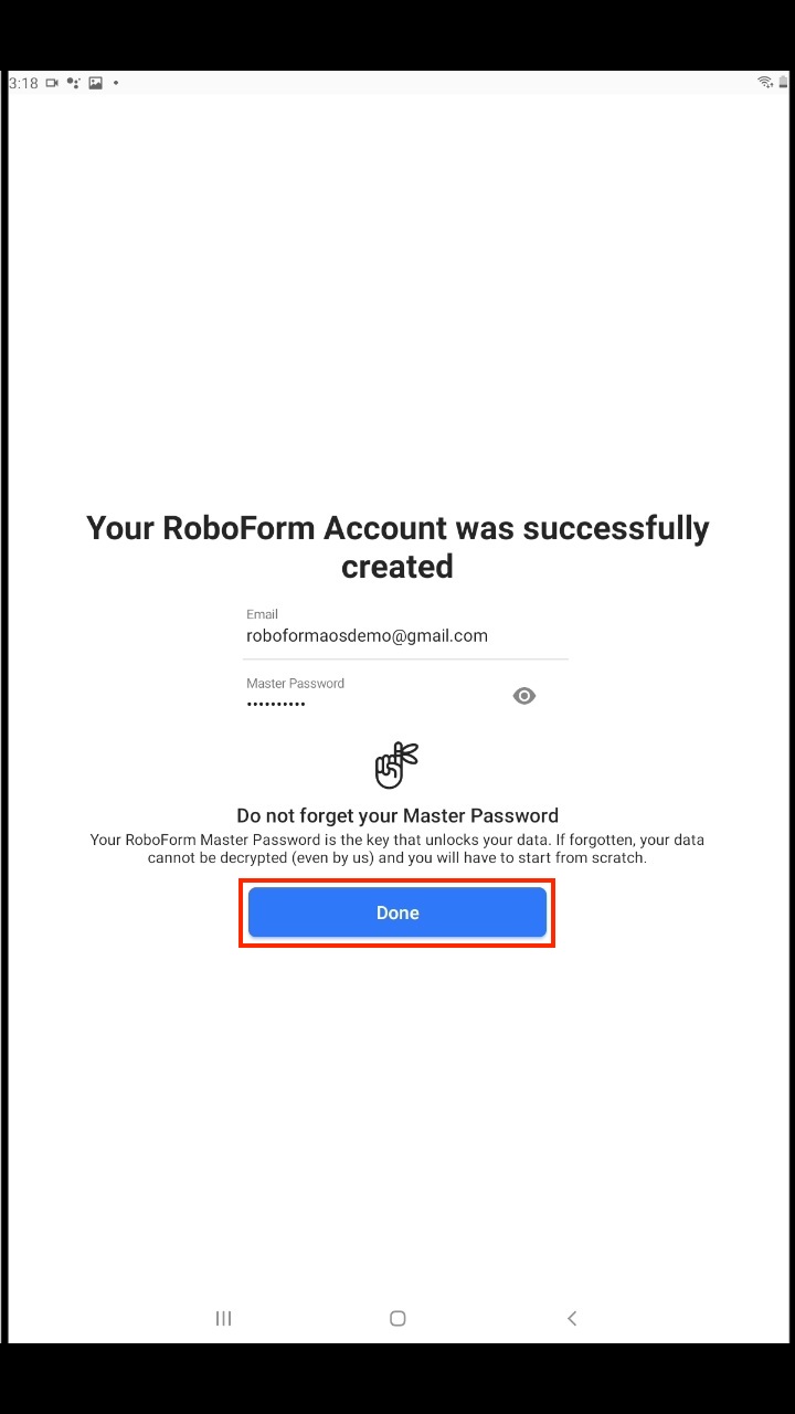 roboform not filling passwords