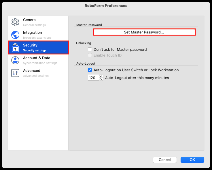 how do i view password in roboform for mac