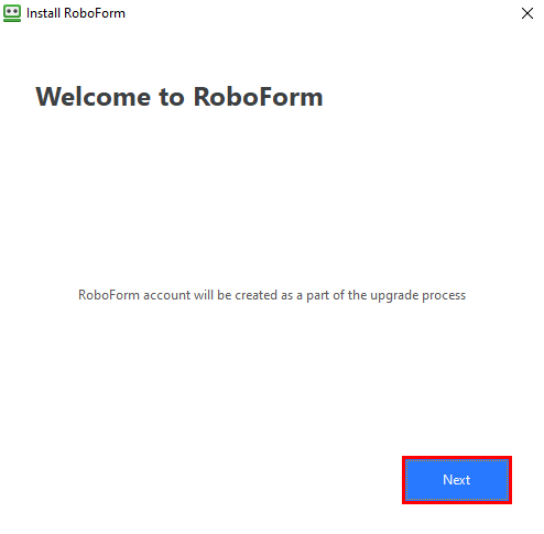login with existing account selection