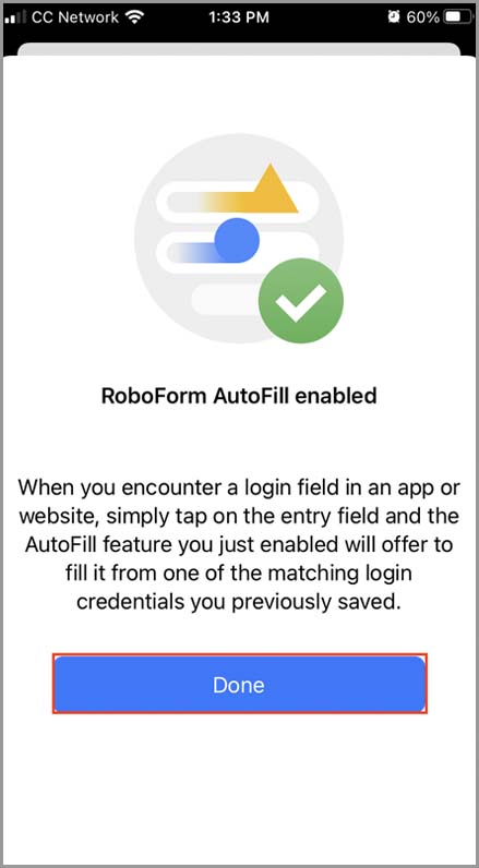 roboform for safari on ipad