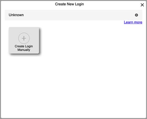 roboform manually create login