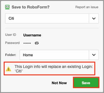 Login issue a report How to