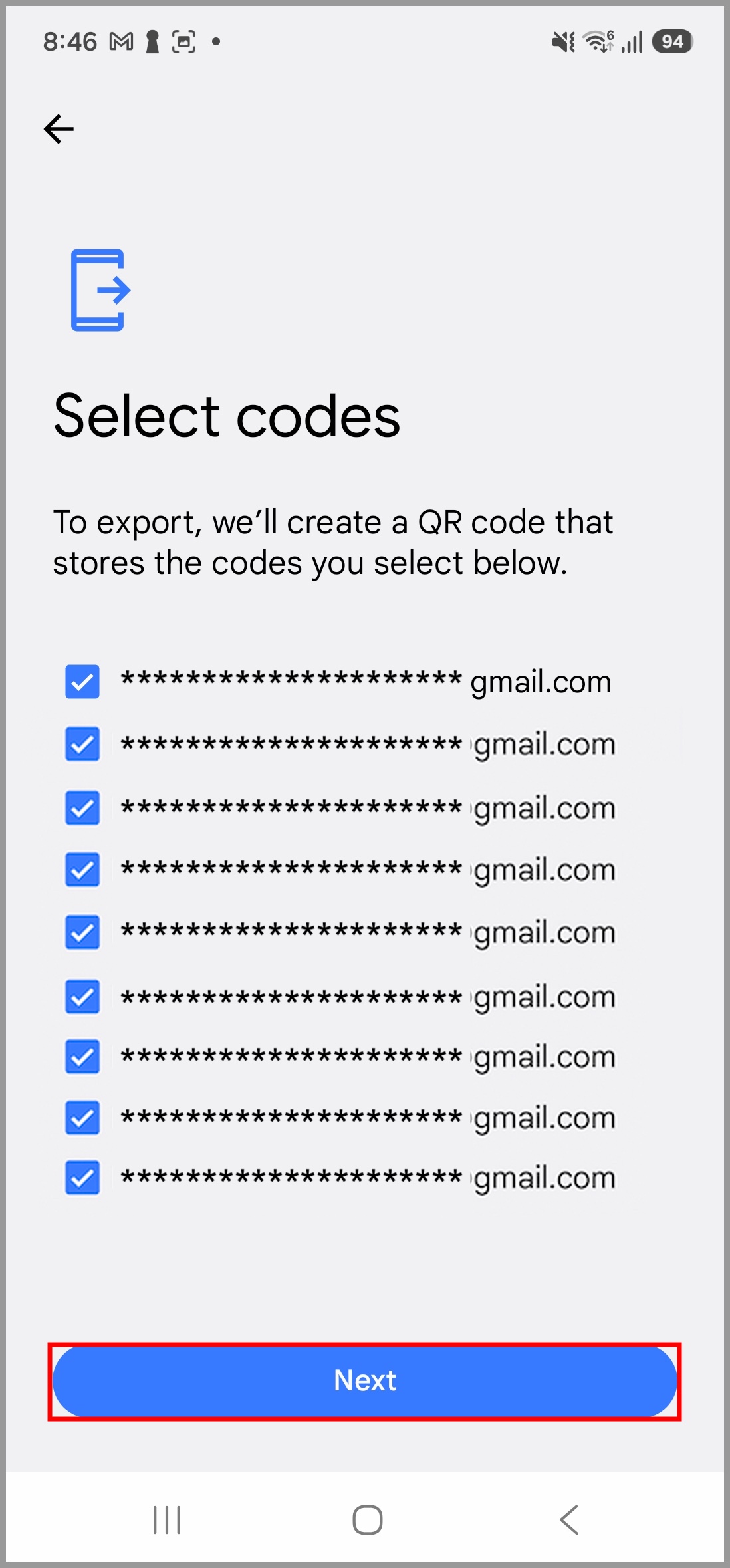 googleauth_selectcodes.jpg