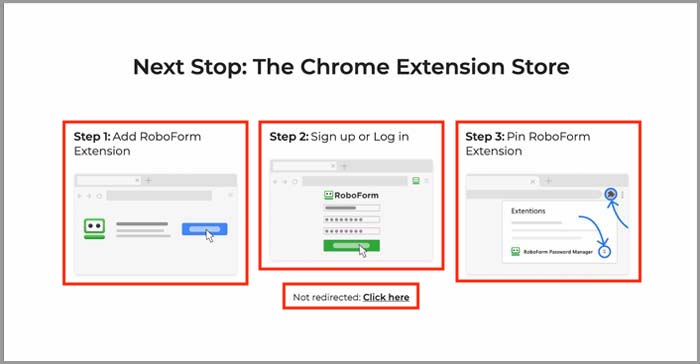 roboform extension reload frequently